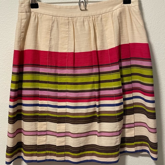 A Colorful LOFT Striped Skirt! - Picture 1 of 4